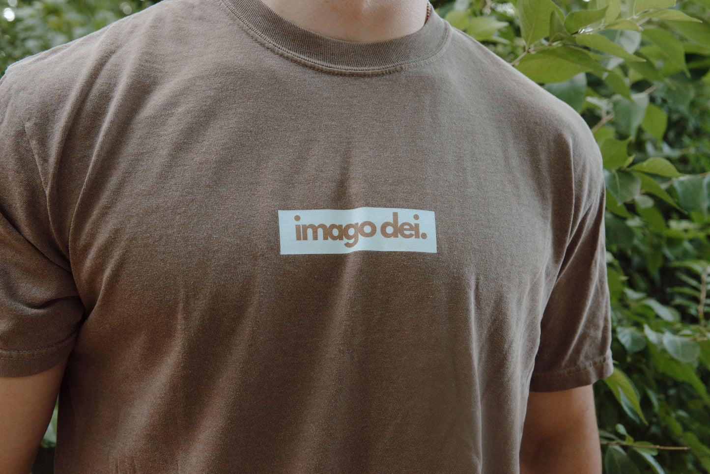 Imago Dei Box | Premium Comfort Colors T-Shirt | Espresso