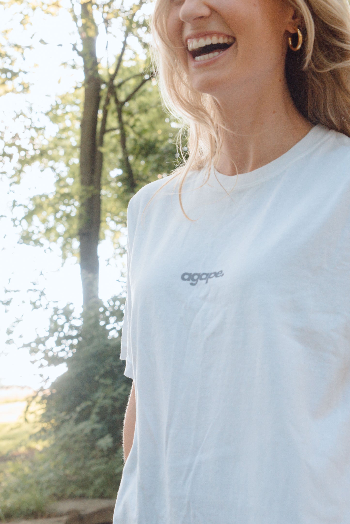 Agape Box | Premium Comfort Colors T-Shirt | White