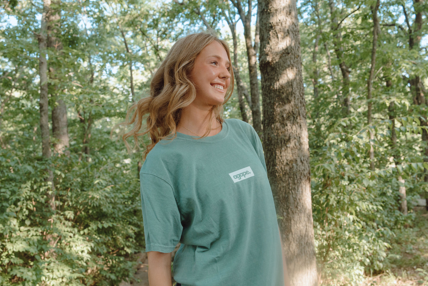 Agape Box | Premium Comfort Colors T-Shirt | Summer Green