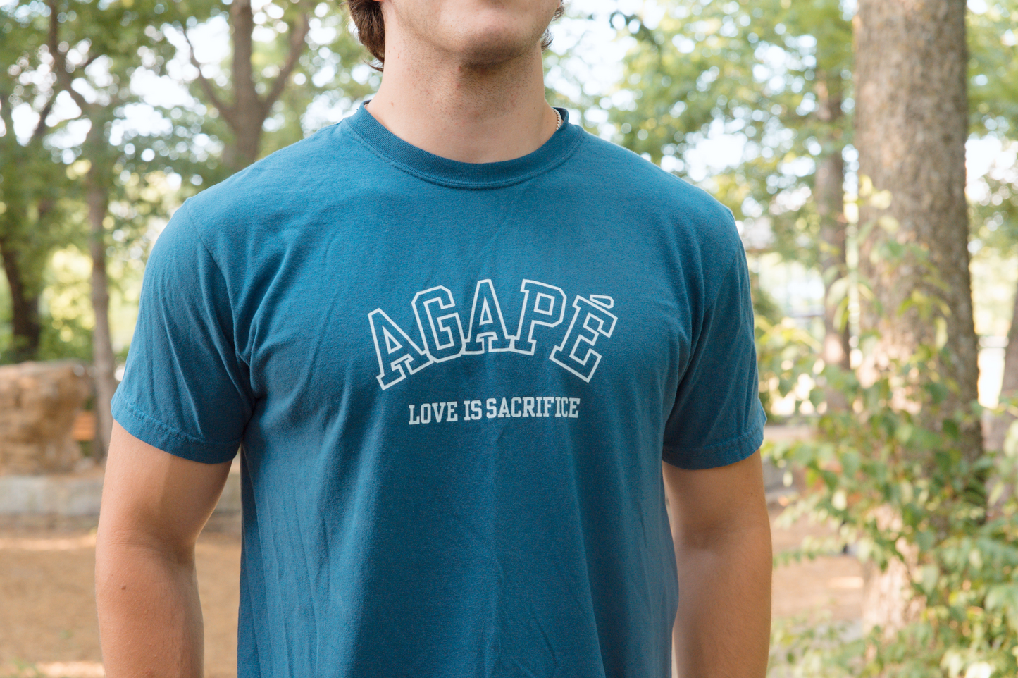 Agape Varsity | Premium Comfort Colors | Midnight