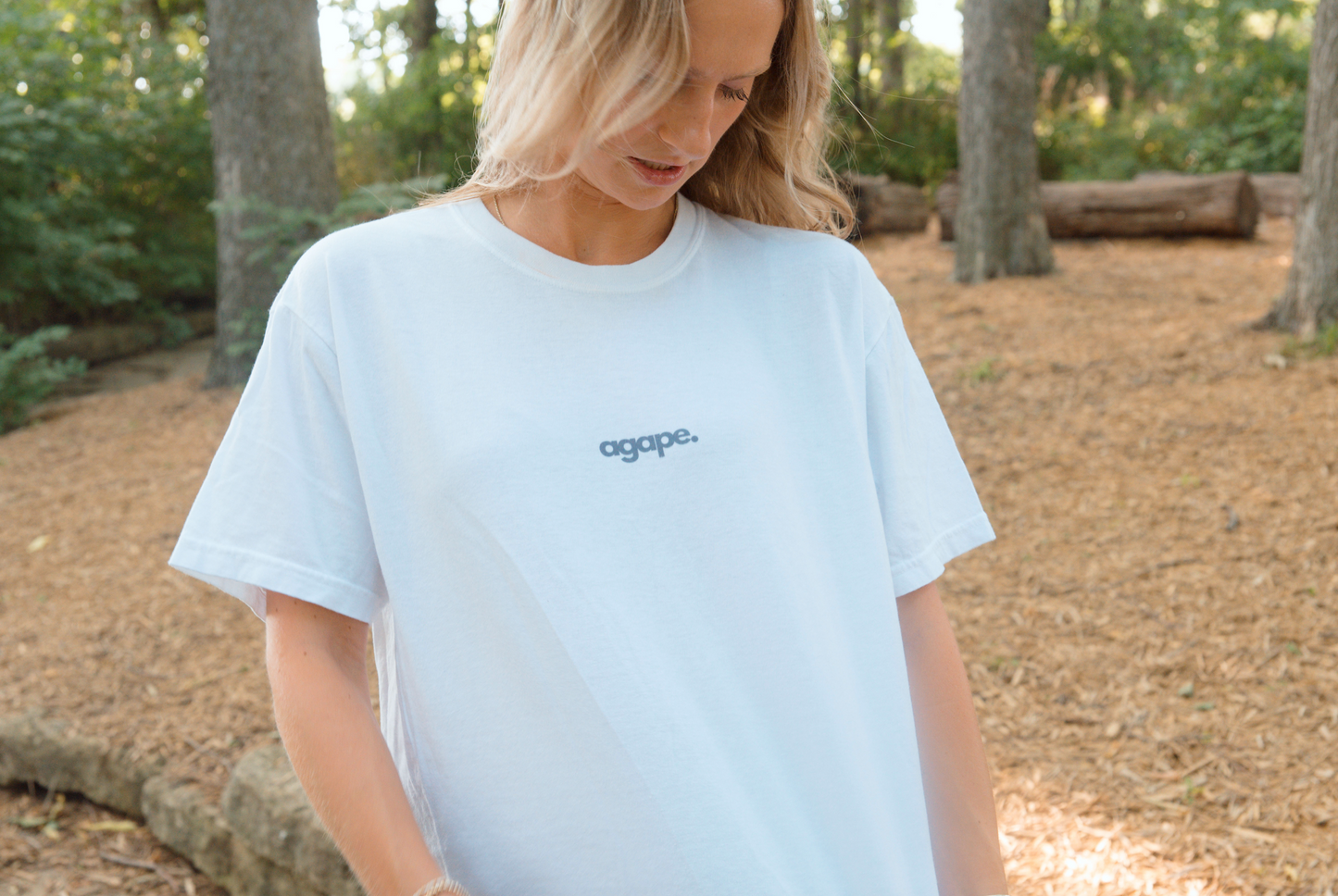 Agape Box | Premium Comfort Colors T-Shirt | White